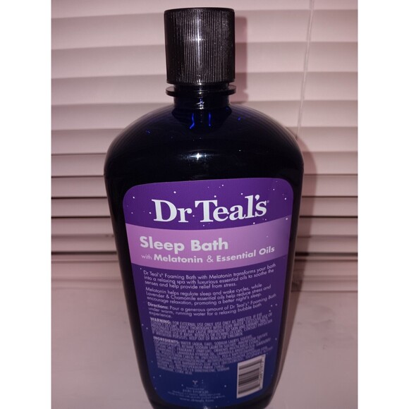 Dr Teal's Foaming Bath, Sleep Bath with Melatonin, Lavender & Oils, 34 fl oz - Picture 3 of 7